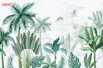 TRANH 3D - MẪU CÂY NHIỆT ĐỚI