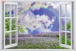 TRANH 3D - MẪU CỬA SỔ
