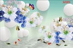TRANH 3D - MẪU HOA HIỆN ĐẠI